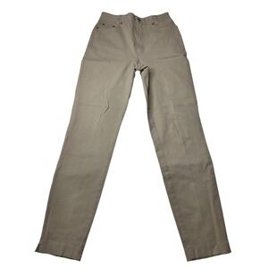 CAMBIO JEANS Women's Khaki Straight Leg Trousers Pants Size 10